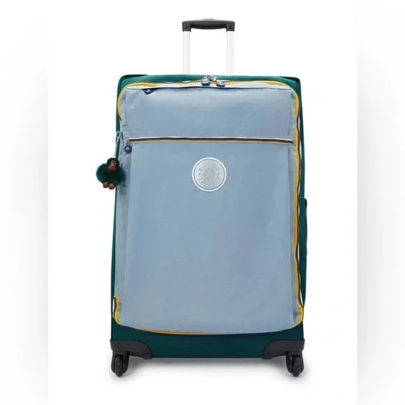 Kipling Darcey LARGE 29” Rolling Luggage Carry on Suitcase Robins Egg Cbt - Picture 7 of 13